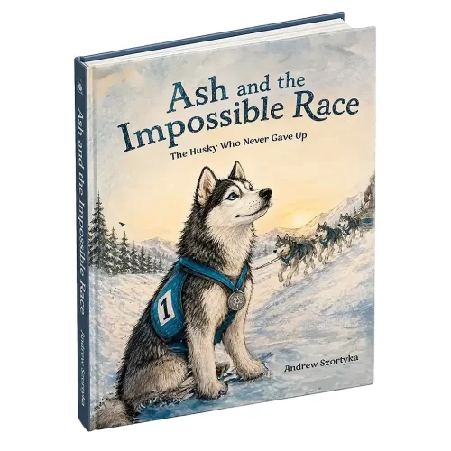 ash and the impossible race - husky children's book ash and the impossible race - husky children's book