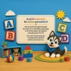 baby abc book with a husky puppy dog baby abc book with a husky puppy dog