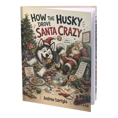 husky Christmas book husky Christmas book